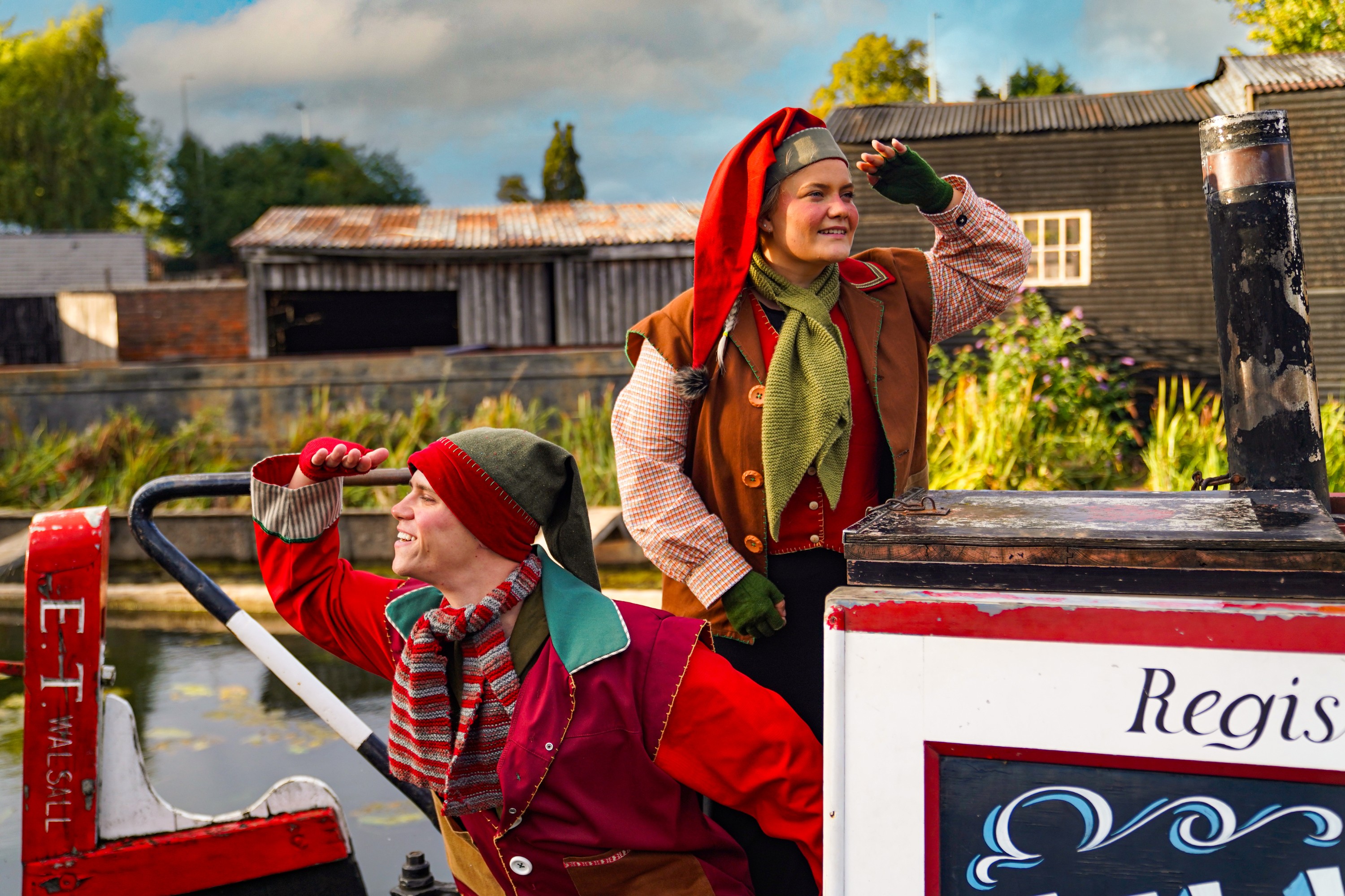 Santa Elf Boat