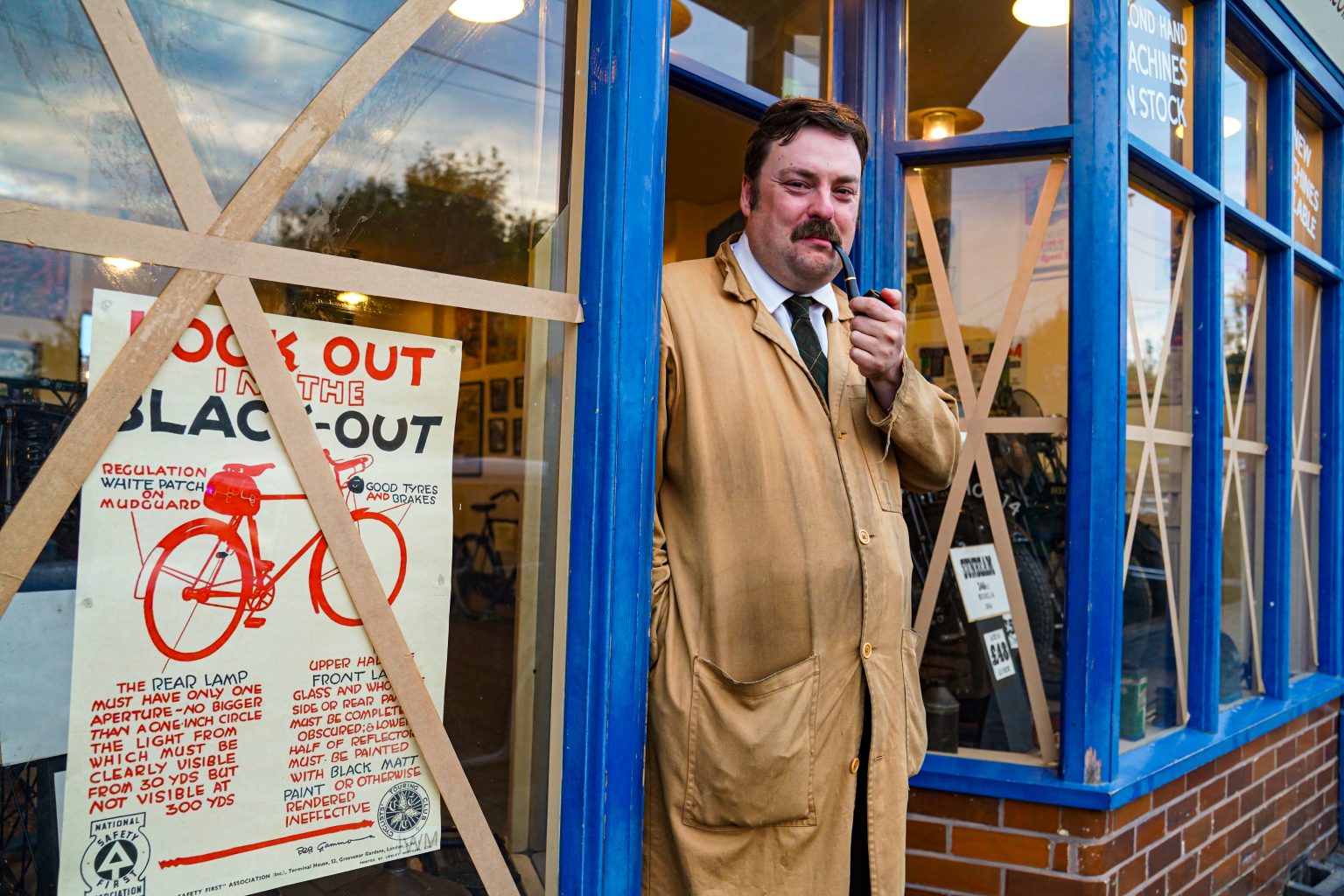 1940s Character at Hartills 