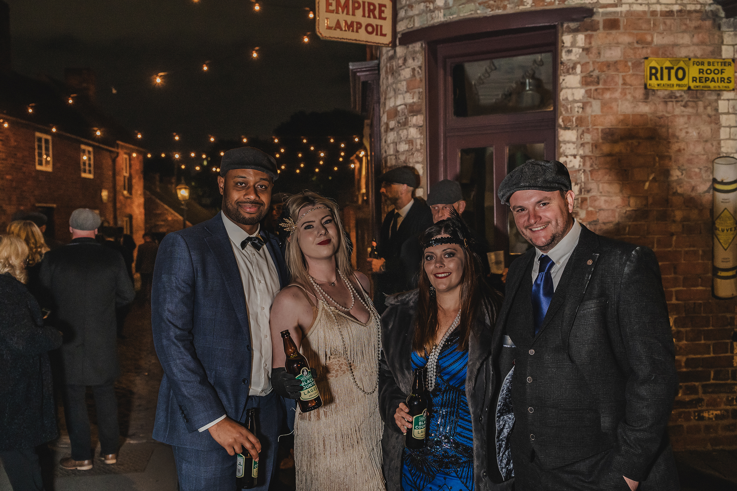 Peaky Blinders Nights visitors in costume